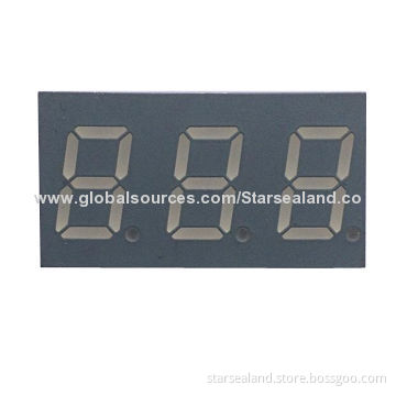 0.40-inch Red color three-digit 7 segment LED displays